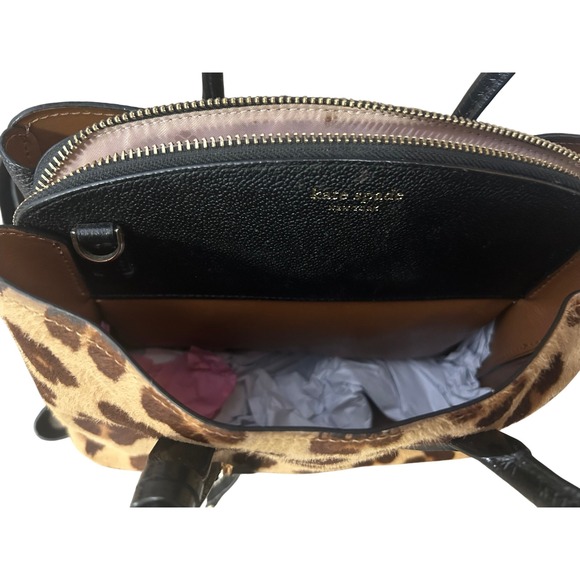 Kate Spade Margaux Haircalf satchel with crossbody strap#163 - Picture 4 of 5